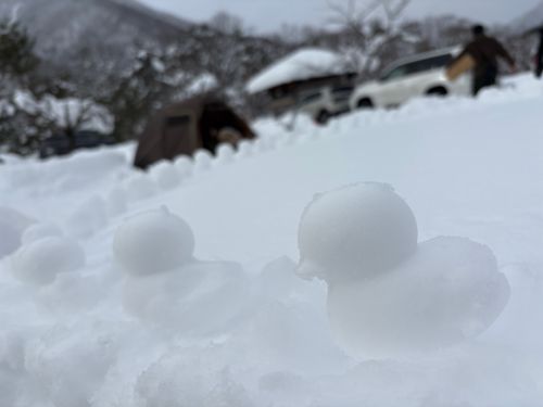 &rdquo;はじめての雪中&rdquo;を全力で楽しむ(*&acute;˘`*) 白川郷ひらせ温泉キャンプサイト グループキャンプ フリーサイト ぷりんさんのキャンプブログ CAMPiii（キャンピー） -キャンプ専用SNS キャンプのすべてがここに集まる-