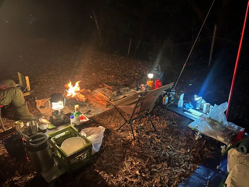 ハンモックの聖地でのんびりソロ＋ソロ 月尾根自然の森キャンプ場 ソロキャンプ グループキャンプ フリーサイト KOBApapaさんのキャンプブログ CAMPiii（キャンピー） -キャンプ専用SNS キャンプのすべてがここに集まる-