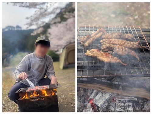 お花見キャンプでリフレッシュタイム♪ 小川の里オートキャンプ場 ソロキャンプ グループキャンプ フリーサイト オートサイト ちあさんのキャンプブログ CAMPiii（キャンピー） -キャンプ専用SNS キャンプのすべてがここに集まる-