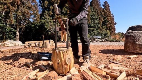 薪割りが楽しいキャンプ 俺たちのキャンプ場 ソロキャンプ フリーサイト HOTさんのキャンプブログ CAMPiii（キャンピー） -キャンプ専用SNS キャンプのすべてがここに集まる-