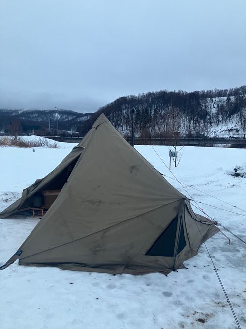 羊蹄山まったく見えず😂 Rusan Village ルサンキャンプ場 グループキャンプ オートサイト siroさんのキャンプブログ CAMPiii（キャンピー） -キャンプ専用SNS キャンプのすべてがここに集まる-