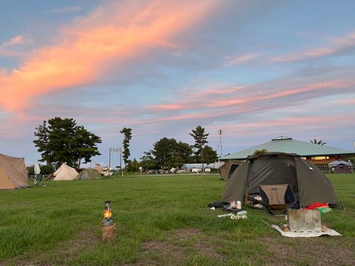 遠征キャンプ Part4     もう一つの聖地 渚園 キャンプ場 ソロキャンプ フリーサイト Genさんのキャンプブログ CAMPiii（キャンピー） -キャンプ専用SNS キャンプのすべてがここに集まる-