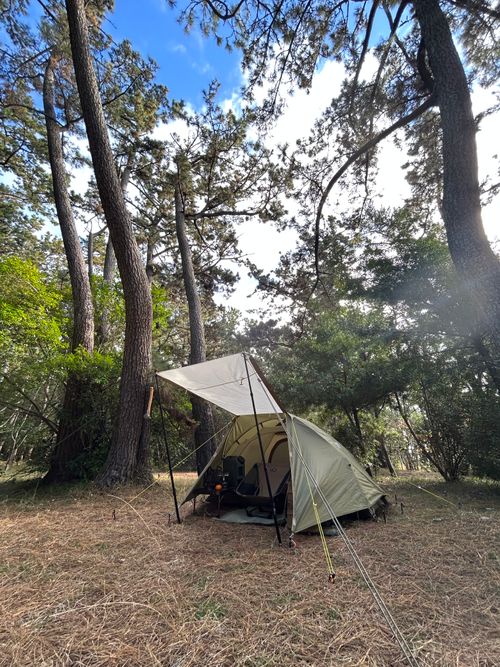 雨男。本当に今年最後キャンプ。 美浜町煙樹海岸キャンプ場 ソロキャンプ フリーサイト △kuuga△さんのキャンプブログ CAMPiii（キャンピー） -キャンプ専用SNS キャンプのすべてがここに集まる-