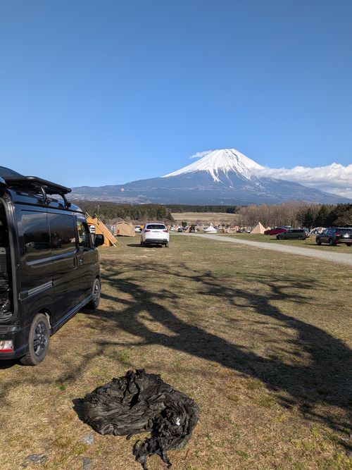 久々のふもとっぱら ふもとっぱらキャンプ場 ソロキャンプ グループキャンプ フリーサイト オートサイト IZUIZUさんのキャンプブログ CAMPiii（キャンピー） -キャンプ専用SNS キャンプのすべてがここに集まる-