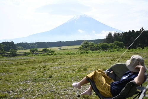 とうとうふもとっぱらへ! ふもとっぱらキャンプ場 グループキャンプ オートサイト DORRY(ドリー)さんのキャンプブログ CAMPiii(キャンピー) -キャンプ専用SNS キャンプのすべてがここに集まる-