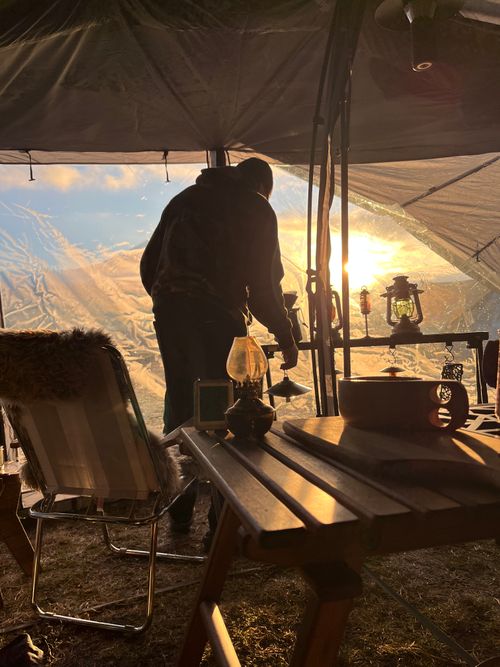 これがやりたかったよ！富士山とTPU🤩✨✨✨まさかの雪にびっくり5回目のふもとっぱら🗻 ふもとっぱらキャンプ場 ファミリーキャンプ フリーサイト Izumiさんのキャンプブログ CAMPiii（キャンピー） -キャンプ専用SNS キャンプのすべてがここに集まる-