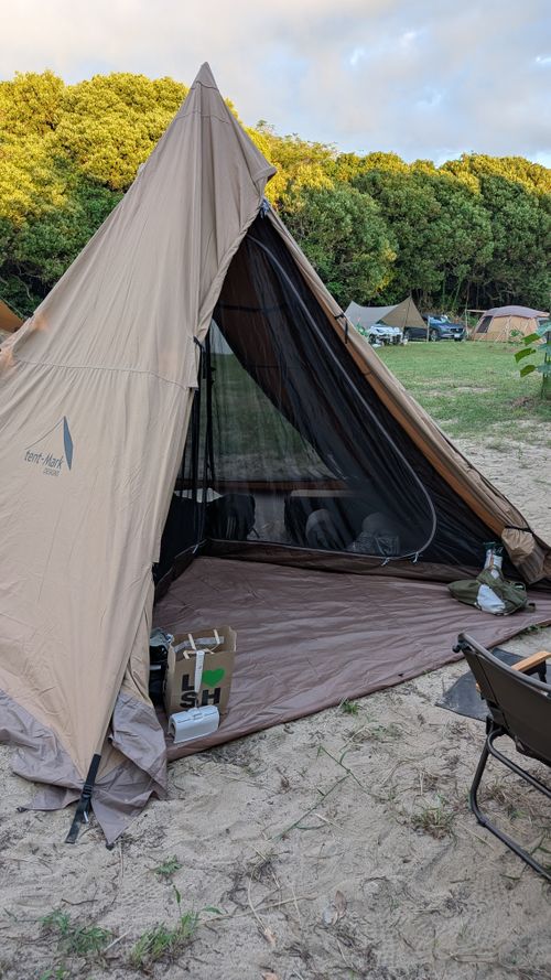 波間に消えた小僧と巨像 コースタルパークリトリート /Coastal Park RETREAT – RV & Campervan Site / ファミリーキャンプ グループキャンプ 区画サイト オートサイト ヒゲキャンさんのキャンプブログ CAMPiii(キャンピー) -キャンプ専用SNS キャンプのすべてがここに集まる-