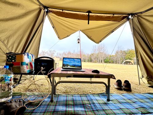 　　　　　　　　　　　富士山は何処に？ やまぼうしオートキャンプ場 ソロキャンプ フリーサイト EJIさんのキャンプブログ CAMPiii（キャンピー） -キャンプ専用SNS キャンプのすべてがここに集まる-