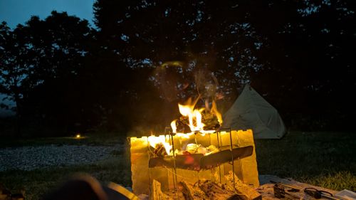 登山のあとに 雨飾高原キャンプ場 ソロキャンプ 区画サイト アークさんのキャンプブログ CAMPiii（キャンピー） -キャンプ専用SNS キャンプのすべてがここに集まる-