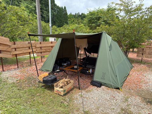 グランドオープン直前の最終週末 月夜湖むつざわオートキャンプ場 ソロキャンプ 区画サイト P-yaさんのキャンプブログ CAMPiii（キャンピー） -キャンプ専用SNS キャンプのすべてがここに集まる-