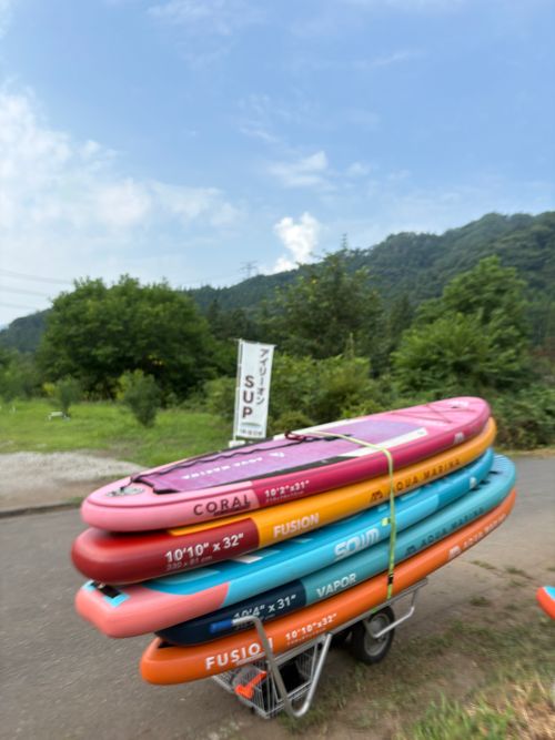 あぁ、これが私のsupかも〜夏のくつろぎ 四万湖(中之条ダム)駐車場 ぷりんさんのキャンプブログ CAMPiii(キャンピー) -キャンプ専用SNS キャンプのすべてがここに集まる-