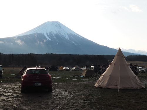 ダイヤモンド富士を見にふもとっぱらへ ふもとっぱらキャンプ場 ソロキャンプ グループキャンプ フリーサイト xiongmaoさんのキャンプブログ CAMPiii（キャンピー） -キャンプ専用SNS キャンプのすべてがここに集まる-