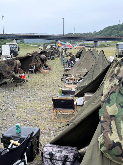 ポーランド軍幕会&ドイツ軍幕会合同演習 八菅橋 グループキャンプ フリーサイト ウエィダーさんのキャンプブログ CAMPiii（キャンピー） -キャンプ専用SNS キャンプのすべてがここに集まる-