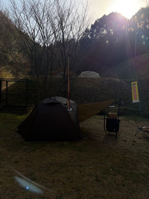 新幕 畦田キャンプ場 ソロキャンプ フリーサイト ゆうさんさんのキャンプブログ CAMPiii（キャンピー） -キャンプ専用SNS キャンプのすべてがここに集まる-