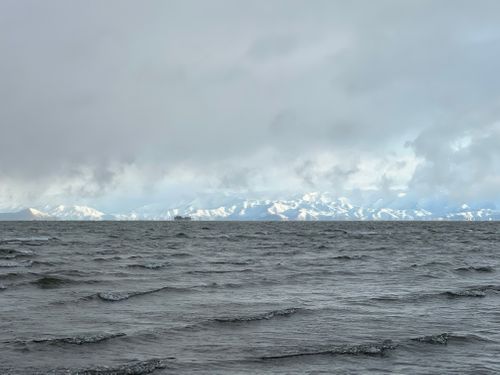 CAMPiii(キャンピー) YOTIさんのキャンプブログ 対岸の雪 琵琶湖
