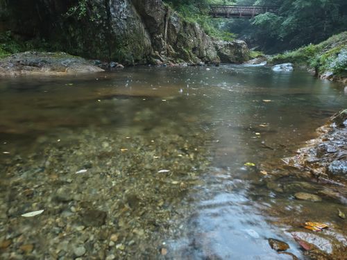 渓流と雨の避暑キャンプ🏕 匹見峡レストパーク ソロキャンプ 区画サイト ＪＩＭＭＹさんのキャンプブログ CAMPiii（キャンピー） -キャンプ専用SNS キャンプのすべてがここに集まる-
