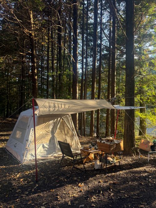 久しぶりのソロ ペンギン村 オートキャンプ場 ソロキャンプ 区画サイト オートサイト ちはみなさんのキャンプブログ CAMPiii（キャンピー） -キャンプ専用SNS キャンプのすべてがここに集まる-