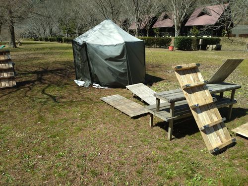 新幕デビューin白鳥の湖🏕️ ふれあいパーク大原湖 ソロキャンプ 区画サイト ＪＩＭＭＹさんのキャンプブログ CAMPiii（キャンピー） -キャンプ専用SNS キャンプのすべてがここに集まる-