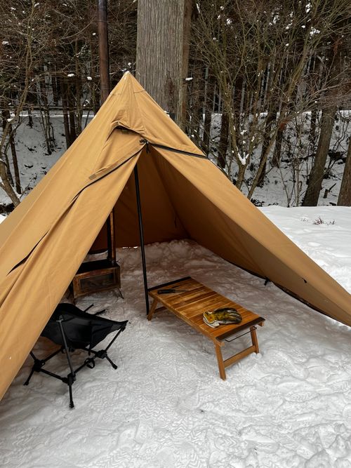 寒波がきたので雪中しに⛺️ 洞川キャンプ場 グループキャンプ オートサイト RUGGED campさんのキャンプブログ CAMPiii（キャンピー） -キャンプ専用SNS キャンプのすべてがここに集まる-