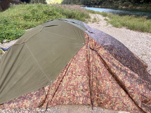超快適！軍幕ド汚ム🪖【ドーム型テント】 前川キャンプ場 ソロキャンプ フリーサイト Camp 'n'g  Roll♪🏁さんのキャンプブログ CAMPiii（キャンピー） -キャンプ専用SNS キャンプのすべてがここに集まる-