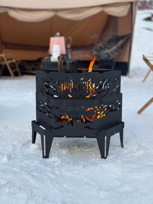 ひらせ雪中 白川郷ひらせ温泉キャンプサイト グループキャンプ フリーサイト atelierさんのキャンプブログ CAMPiii（キャンピー） -キャンプ専用SNS キャンプのすべてがここに集まる-