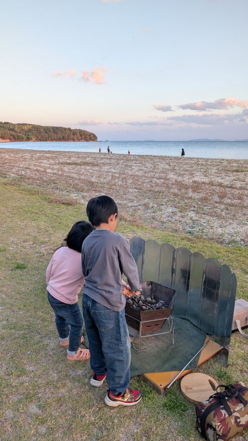 久しぶりの連泊キャンプ（ハーモニーランド付き） 野遊び浜キャンプ場 ファミリーキャンプ フリーサイト ヒゲキャンさんのキャンプブログ CAMPiii（キャンピー） -キャンプ専用SNS キャンプのすべてがここに集まる-