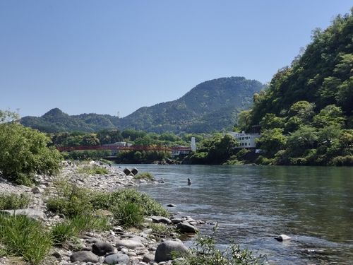 河原でキャンプ 美濃橋 河川敷 ソロキャンプ グループキャンプ フリーサイト たかたかぽんたさんのキャンプブログ CAMPiii（キャンピー） -キャンプ専用SNS キャンプのすべてがここに集まる-
