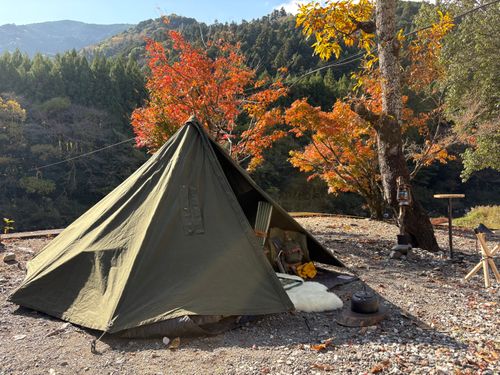 初軍幕début🪖 徳島県 ソロキャンプ フリーサイト camping roll♪さんのキャンプブログ CAMPiii（キャンピー） -キャンプ専用SNS キャンプのすべてがここに集まる-