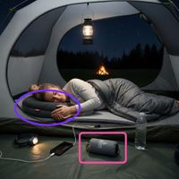 CAMPiii（キャンピー） フォレキャンさんのキャンプギア 枕 Hikenture