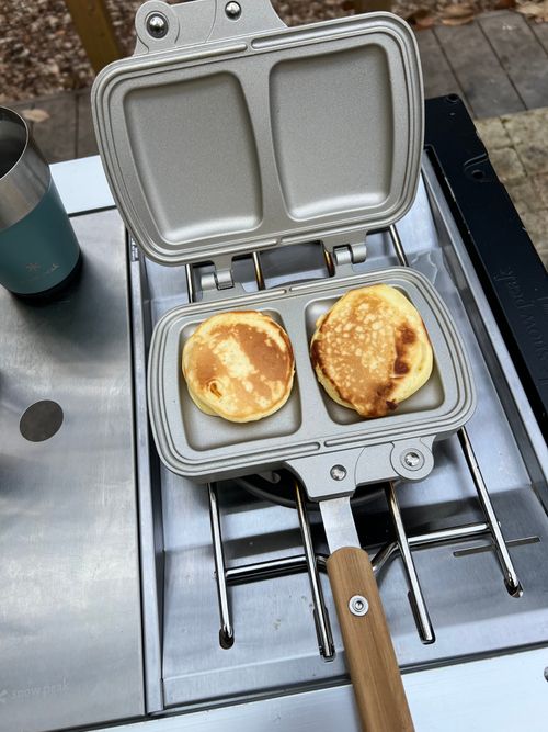 snow peak スノーピーク クッキング ホットサンドメーカー 庭キャン+さんのキャンプギア CAMPiii（キャンピー） -キャンプ専用SNS キャンプのすべてがここに集まる-