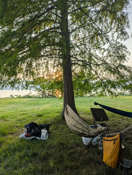 BUSHMEN Travel Gear ファニチャー ハンモック gajumaruさんのキャンプギア CAMPiii（キャンピー） -キャンプ専用SNS キャンプのすべてがここに集まる-