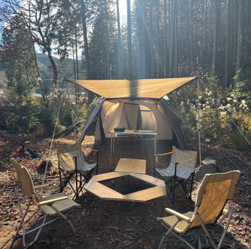 snow peak スノーピーク ファニチャー テーブル 庭キャン+さんのキャンプギア CAMPiii（キャンピー） -キャンプ専用SNS キャンプのすべてがここに集まる-