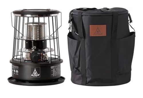 ブランド ALPACA PLUS(アルパカプラス)色 ブラックエディション ヒーティング ストーブ ミルさんのキャンプギア CAMPiii（キャンピー） -キャンプ専用SNS キャンプのすべてがここに集まる-