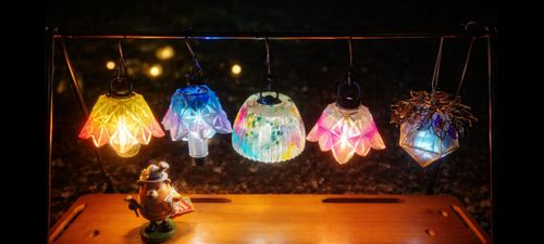 ハンドメイド ライティング LED 夢見るクマさんのキャンプギア CAMPiii（キャンピー） -キャンプ専用SNS キャンプのすべてがここに集まる-