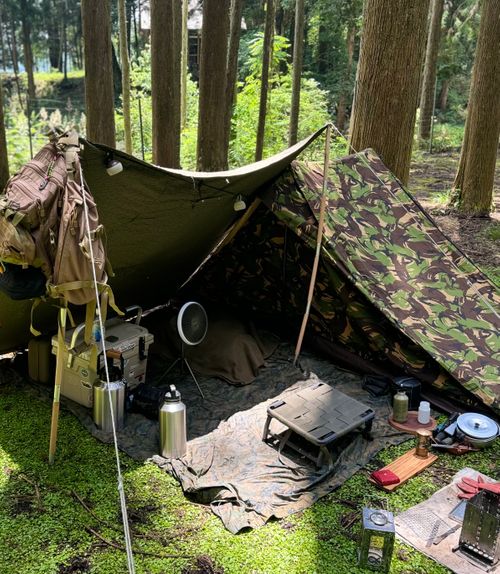 オランダ軍 テント、タープ テント てぃーえむキャンプさんのキャンプギア CAMPiii（キャンピー） -キャンプ専用SNS キャンプのすべてがここに集まる-