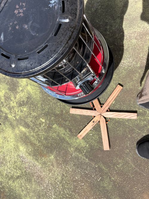 ハンドメイド ヒーティング ストーブ ぷりんさんのキャンプギア CAMPiii（キャンピー） -キャンプ専用SNS キャンプのすべてがここに集まる-