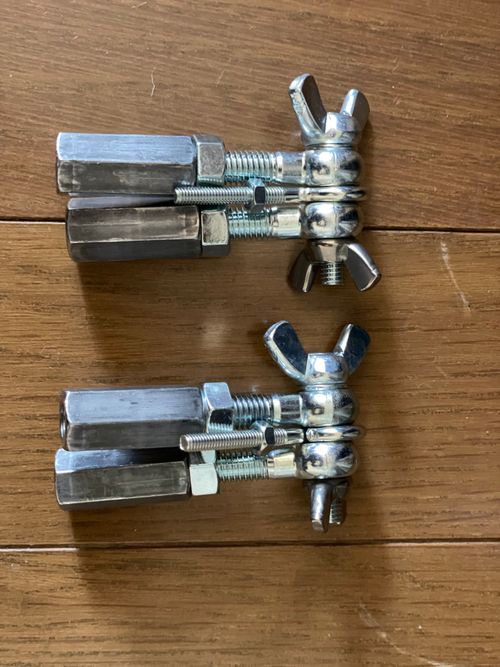 DIY その他 ポール二股化 おぐらーさんのキャンプギア CAMPiii（キャンピー） -キャンプ専用SNS キャンプのすべてがここに集まる-