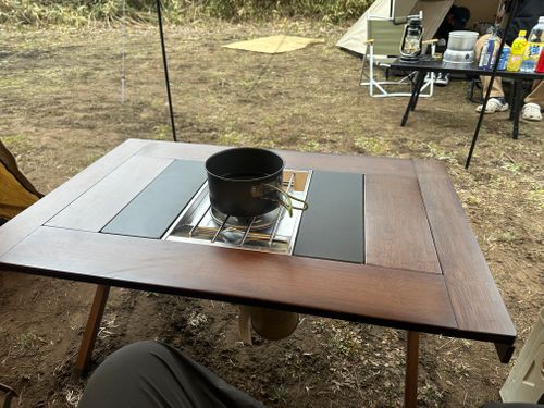 ハイランダー ファニチャー テーブル たかおさんのキャンプギア CAMPiii（キャンピー） -キャンプ専用SNS キャンプのすべてがここに集まる-