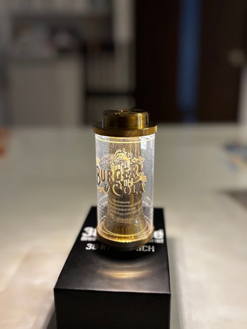 BURGER & COLA ライティング LED あやぴーさんのキャンプギア CAMPiii（キャンピー） -キャンプ専用SNS キャンプのすべてがここに集まる-