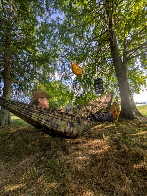 BUSHMEN Travel Gear ファニチャー ハンモック gajumaruさんのキャンプギア CAMPiii（キャンピー） -キャンプ専用SNS キャンプのすべてがここに集まる-