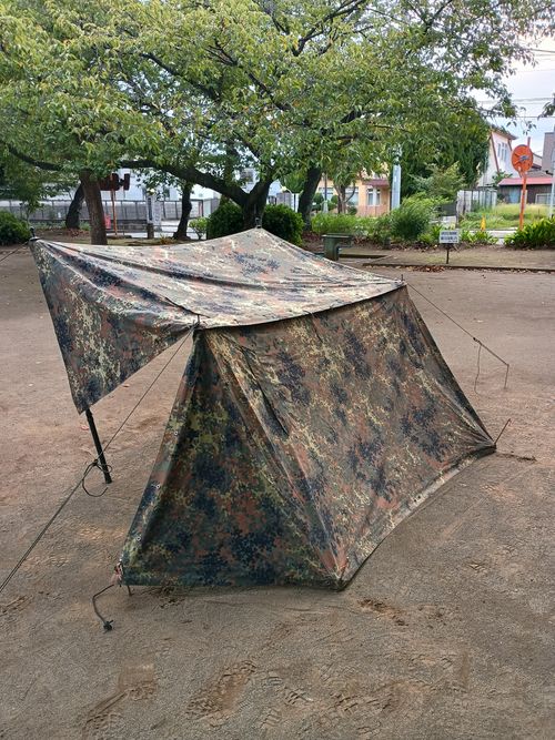 ドイツ軍 テント、タープ テント ウエィダーさんのキャンプギア CAMPiii(キャンピー) -キャンプ専用SNS キャンプのすべてがここに集まる-