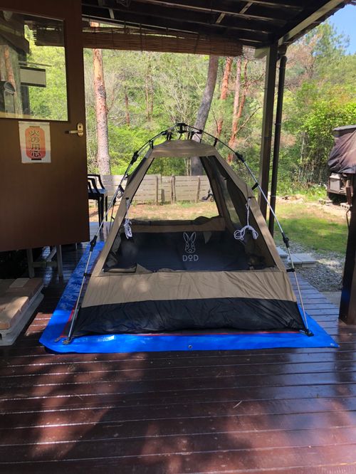 DOD ディーオーディー テント、タープ テント KINOKO_MUSTANGさんのキャンプギア CAMPiii(キャンピー) -キャンプ専用SNS キャンプのすべてがここに集まる-