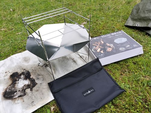 LUHANA ヒーティング 焚火台 たかぽんたさんのキャンプギア CAMPiii（キャンピー） -キャンプ専用SNS キャンプのすべてがここに集まる-