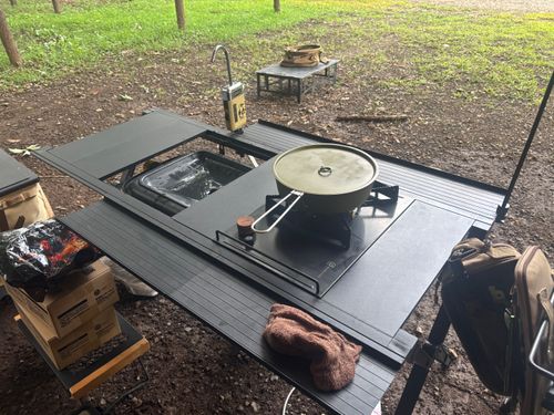 natural season ファニチャー テーブル boorishcamperさんのキャンプギア CAMPiii（キャンピー） -キャンプ専用SNS キャンプのすべてがここに集まる-