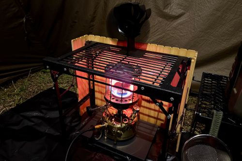 ハンドメイド クッキング 網 YUANさんのキャンプギア CAMPiii(キャンピー) -キャンプ専用SNS キャンプのすべてがここに集まる-