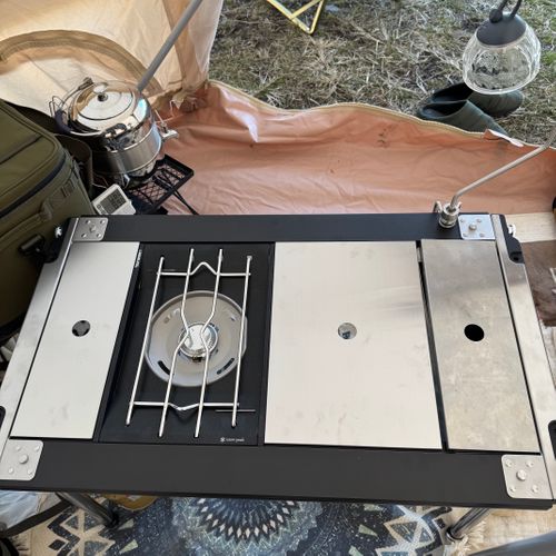 snow peak スノーピーク ファニチャー テーブル xiongmaoさんのキャンプギア CAMPiii（キャンピー） -キャンプ専用SNS キャンプのすべてがここに集まる-