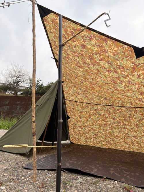 ハンドメイド その他 焚き火ハンガー camping roll♪さんのキャンプギア CAMPiii（キャンピー） -キャンプ専用SNS キャンプのすべてがここに集まる-