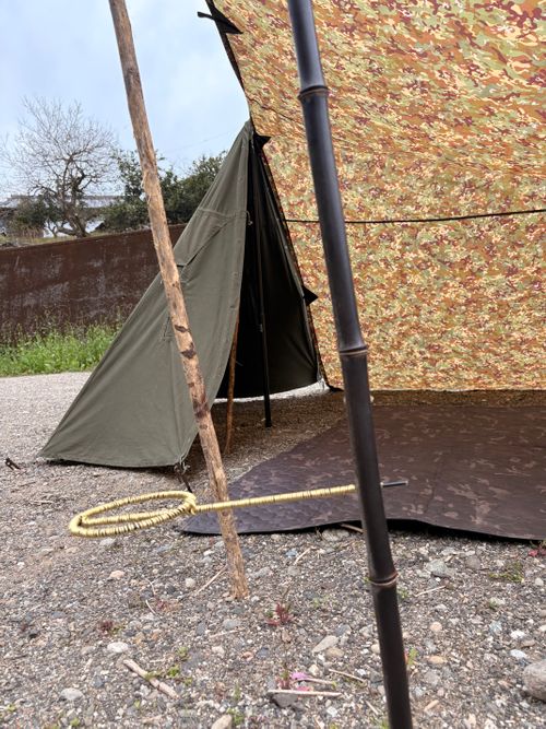 ハンドメイド その他 焚き火ハンガー camping roll♪さんのキャンプギア CAMPiii（キャンピー） -キャンプ専用SNS キャンプのすべてがここに集まる-