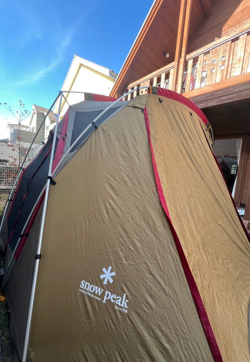 snow peak スノーピーク テント、タープ テント 庭キャン+さんのキャンプギア CAMPiii（キャンピー） -キャンプ専用SNS キャンプのすべてがここに集まる-