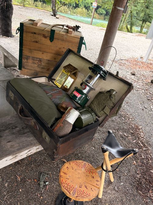 アンティーク その他 トランク Camp 'n'g  Roll♪🏁さんのキャンプギア CAMPiii（キャンピー） -キャンプ専用SNS キャンプのすべてがここに集まる-